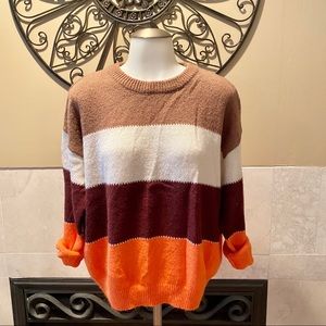 Women’s Stripe Sweater SZ M